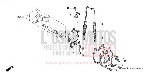 FLAP VALVE (CR250R5-7) CR250R7 de 2007